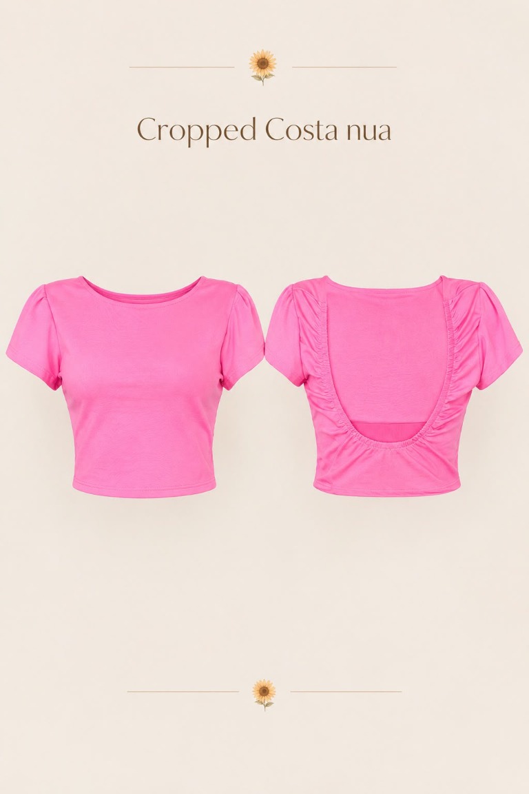 Cropped rosa
